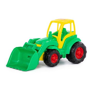 Polesie Tractor met Shovel Groen