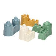 Cavallino Castle Sand Molds Pastel Colors, 4pcs.