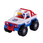 Cavallino Jeep mit 2 Spielfiguren