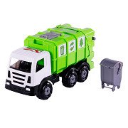 Cavallino XL Garbage Truck Green, 42cm