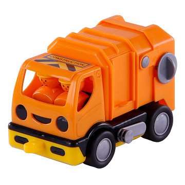 Cavallino Mein erster Müllwagen Orange, 19 cm