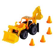 Cavallino Grip Excavator Tractor with Rubber Tires, 38.5cm