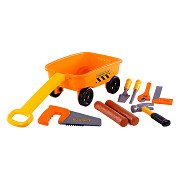 Cavallino Bolderkar Orange with Tools and Tree Trunks, 9pcs.