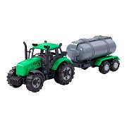 Cavallino Tractor with Tank Truck Green, Scale 1:32