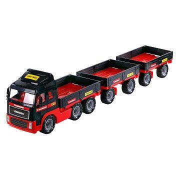 Cavallino Mammut-Truck mit Doppelauflieger, Maßstab 1:16