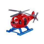 Cavallino Feuerwehrhubschrauber mit Spielfigur, 29,5 cm