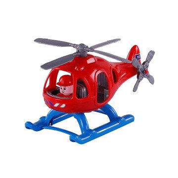 Cavallino Fire Helicopter with Play Figure, 29.5cm