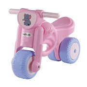 Chillafish Quadie Balance Bike with Trailie Pink Thimble Toys