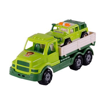 Cavallino XL Torpedo Truck with Survival Jeep Green, 44.5cm