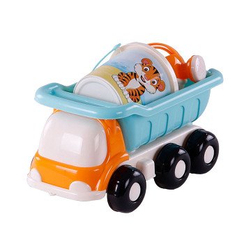 Cavallino Beach Dump Truck mit Eimer-Set Blau, 5-tlg.