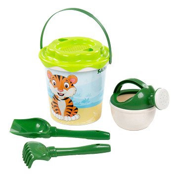 Cavallino Safari XL Eimer-Set grün mit Gießkanne, 5-tlg.