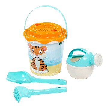 Cavallino Safari XL Bucket Set Blue with Watering Can, 5 pcs.