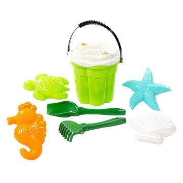 Cavallino Safari Classic Bucket Set with Sand Shapes Green, 9 pcs.