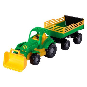 Cavallino Classic Tractor with Tipper Trailer, 66cm