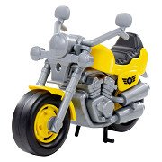 Cavallino Race Motorbike Yellow, 25cm