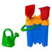 Cavallino Castle Bucket Set with Watering Can, 4pcs.