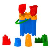 Cavallino Castle Bucket Set with Sand Moulds, 8pcs.