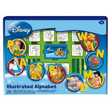 Stampset Disney Alphabet Learning | Thimble Toys