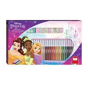 Disney Princess Coloring Set with Stamps, 41 pcs.