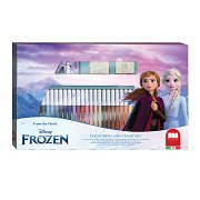 Frozen Color Set with Stamps, 41 pcs.