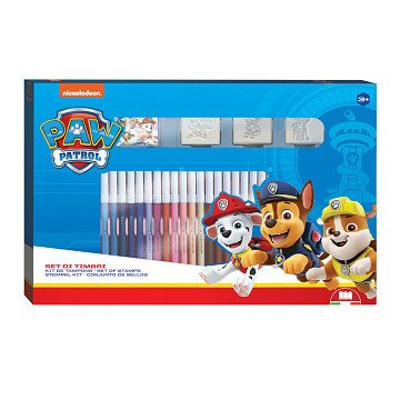 PAW Patrol Malset mit Stempeln, 41-tlg.