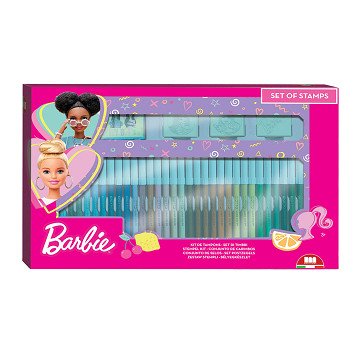 Barbie Malset mit Stempeln, 41-tlg.