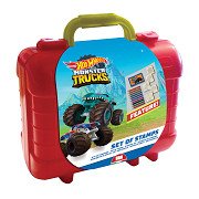 Hot Wheels Reisestempel und Malkoffer