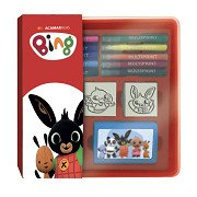 Bing Stamps and Felt-tip Pens Set in Storage Box