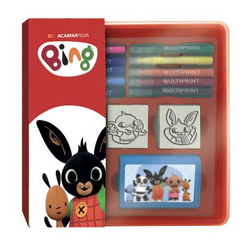 Bing Stamps and Felt-tip Pens Set in Storage Box