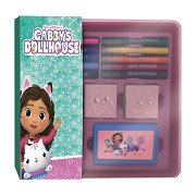 Gabby's Dollhouse Stamps and Felt-tip Pens Set in Storage Box