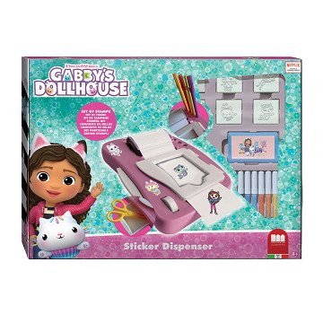 Gabby's Dollhouse Sticker Machine Set