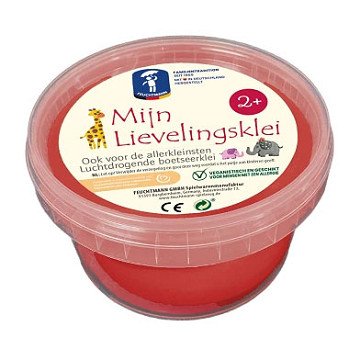 Mijn Lievelingsklei - rood, 500gr.