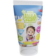 Natural Face & Fingerpaint Tube - White, 65ml