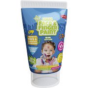 Natural Face & Fingerpaint Tube - Blue, 65ml