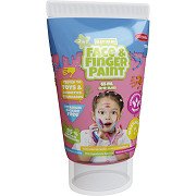 Natural Face & Fingerpaint Tube - Pink, 65ml