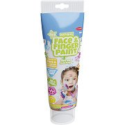 Natural Face & Fingerpaint Tube - Wit, 100ml