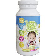 Natural Face & Fingerpaint Fles - Wit, 250ml