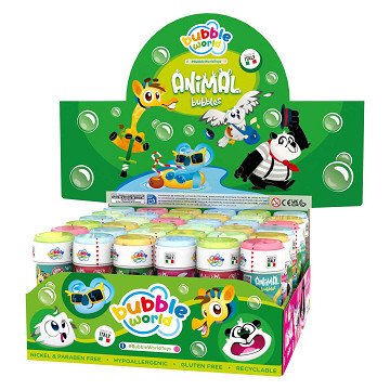 Seifenblasen Tiere – 36 x 60 ml.