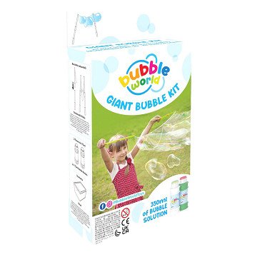 Bubble Blower Set to Make Giant Bubbles - Incl. Bubble Blower