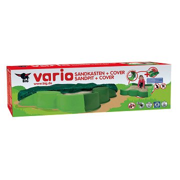 BIG Vario Sandkasten mit Abdeckung