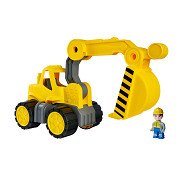 BIG Power Worker Midi Excavator with Figure