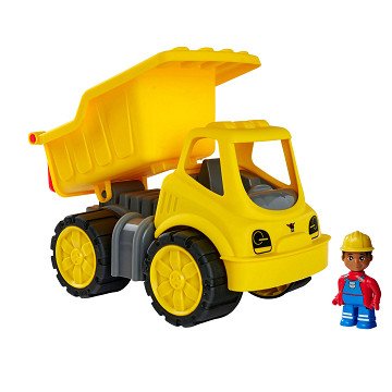 BIG Power Worker Midi Muldenkipper mit Figur