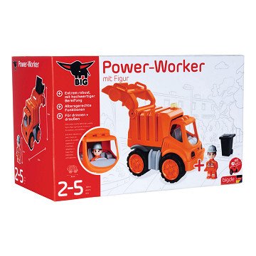 BIG Power Worker Midi Müllwagen mit Figur