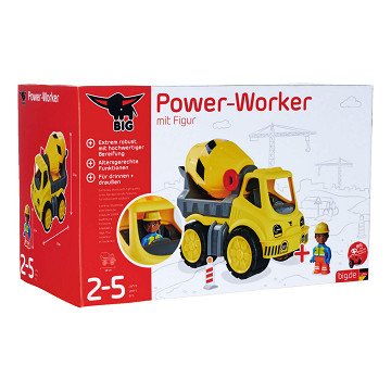 BIG Power Worker Midi-Beton-LKW mit Figur