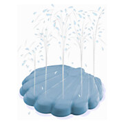 BIG Splash Wassersprinkler Muschelblau