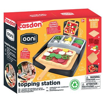 Casdon Ooni Toys Pizza-Topping-Station-Spielset