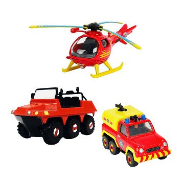 Fireman Sam Vehicles, 3 pcs. Set A