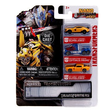 Jada Transformers A Nano Cars, 3 pcs.