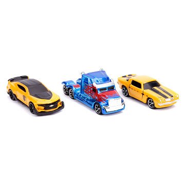 Jada Transformers A Nano Cars, 3 Stück.