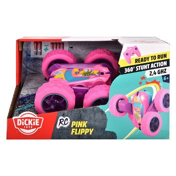 Dickie RC Pink Flippy, RTR Controllable Car